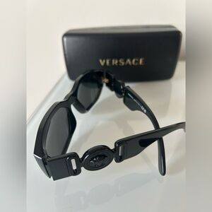 Versace Medusa Black Biggie Smalls Style Sunglasses